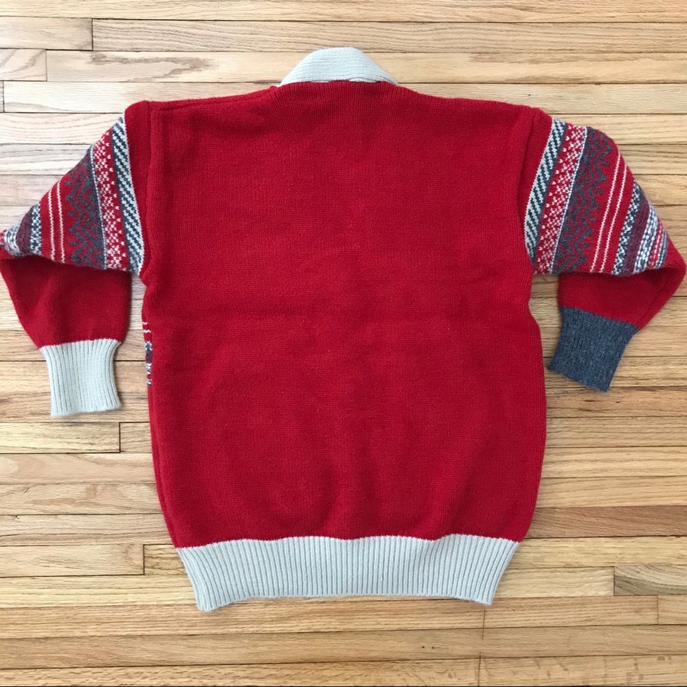 Super Soft Red Cardigan - Picture 5 of 6